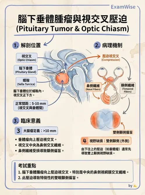 驗光師 - 視覺神經傳導系統 - AI 圖文解析預覽