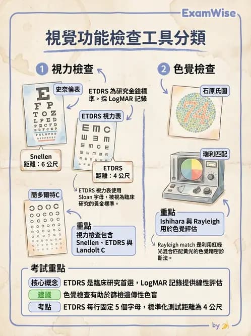驗光師 - 視覺生理與檢查 - AI 圖文解析預覽