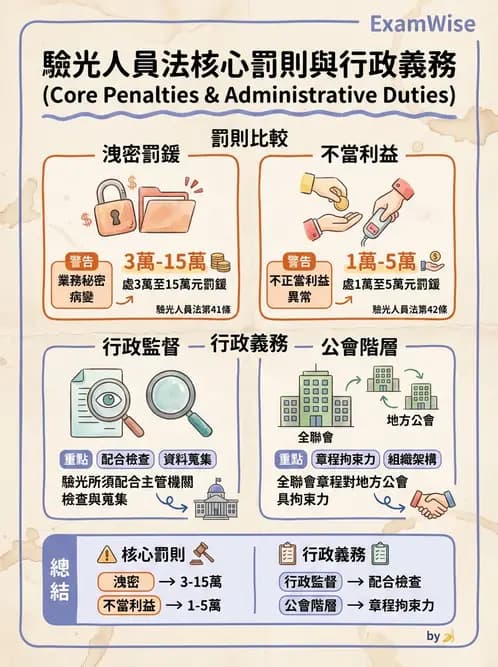 驗光師 - 業務紀錄與收費倫理罰則 - AI 圖文解析預覽