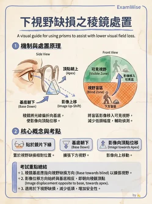 驗光師 - 稜鏡臨床應用 - AI 圖文解析預覽