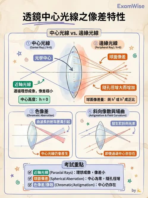 驗光師 - 色像差與阿貝數 - AI 圖文解析預覽