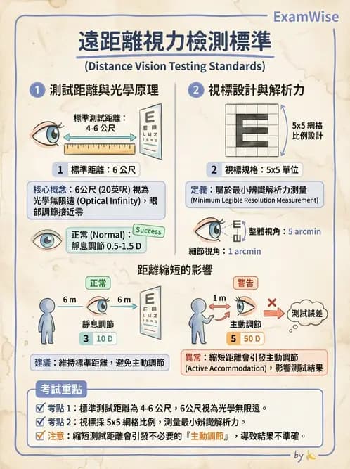 驗光師 - 視力檢查與視力值換算 - AI 圖文解析預覽