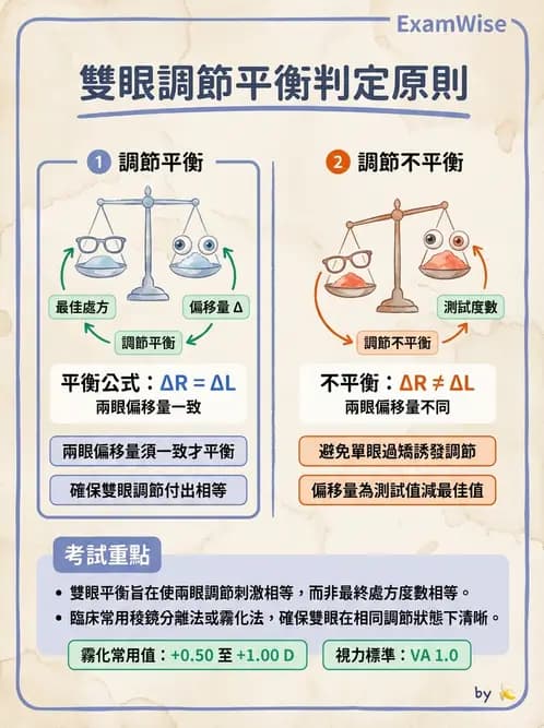 驗光師 - 自覺式驗光流程與球面度判讀 - AI 圖文解析預覽