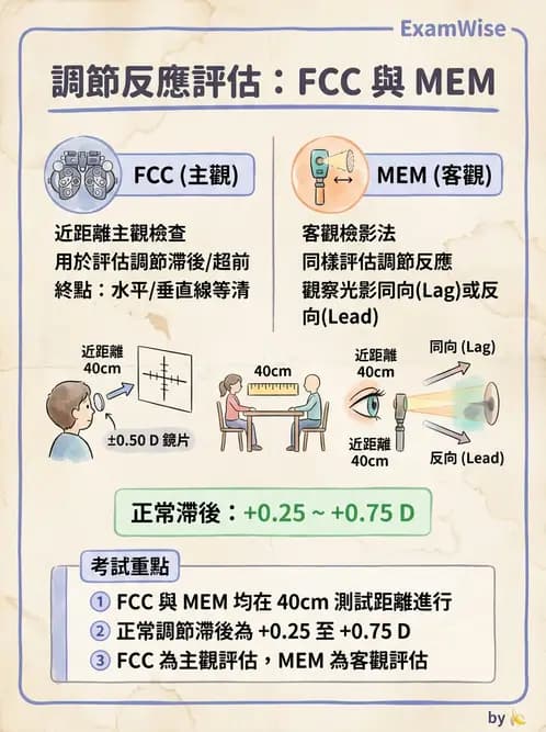 驗光師 - 老花眼主觀驗光與相對調節力 - AI 圖文解析預覽