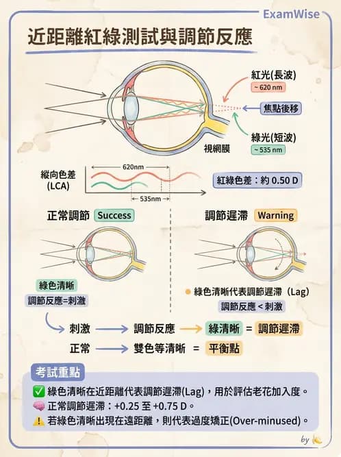 驗光師 - 老花眼主觀驗光與相對調節力 - AI 圖文解析預覽
