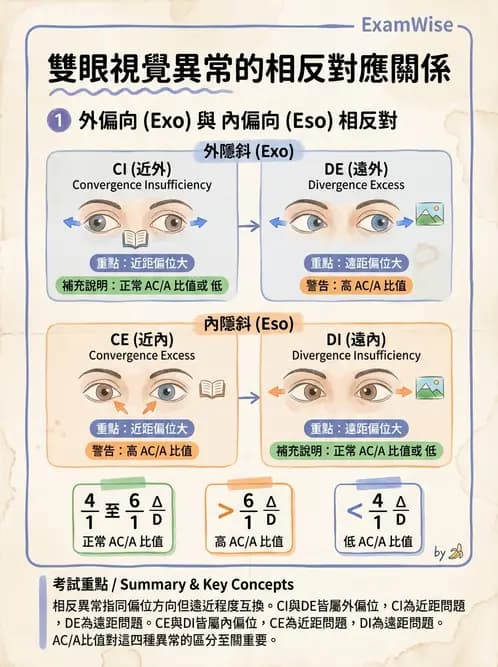 驗光師 - 水平聚散功能異常 - AI 圖文解析預覽