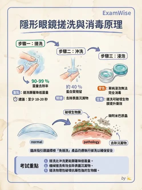 驗光師 - 隱形眼鏡護理 - AI 圖文解析預覽