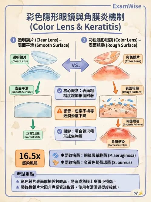 驗光師 - 感染性角膜炎與急性紅眼 - AI 圖文解析預覽
