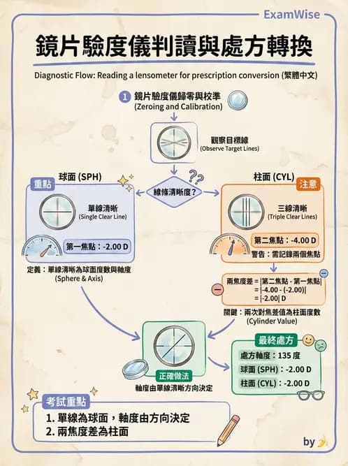 驗光師 - 鏡片度數讀取與設計 - AI 圖文解析預覽