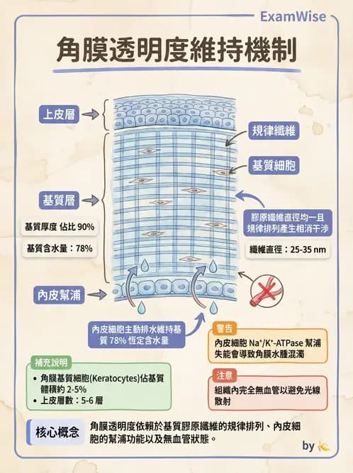 驗光師 - 眼球外層構造 - AI 圖文解析預覽