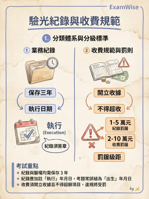 驗光師 - 業務紀錄與收費倫理罰則 - AI 圖文解析預覽