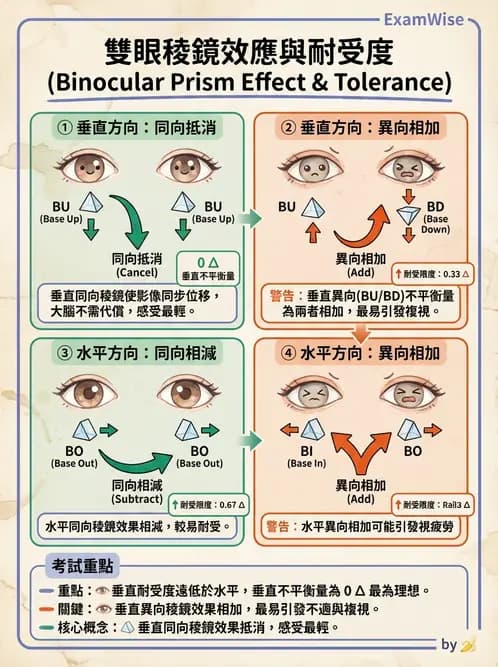 驗光師 - 稜鏡臨床應用 - AI 圖文解析預覽