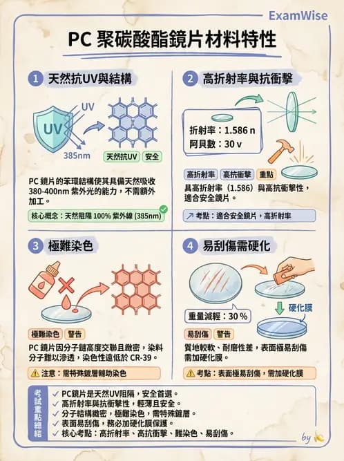 驗光師 - 鏡片放大率、材質與特殊鏡片 - AI 圖文解析預覽