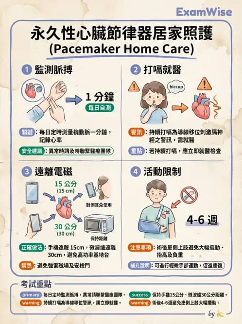 護理師 - 心臟衰竭與心律不整 - AI 圖文解析預覽