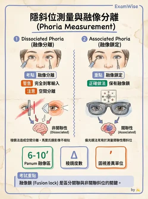 驗光師 - 隱斜位測量方法 - AI 圖文解析預覽