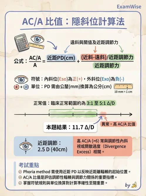 驗光師 - 調節性內聚力與聚散功能檢測 - AI 圖文解析預覽