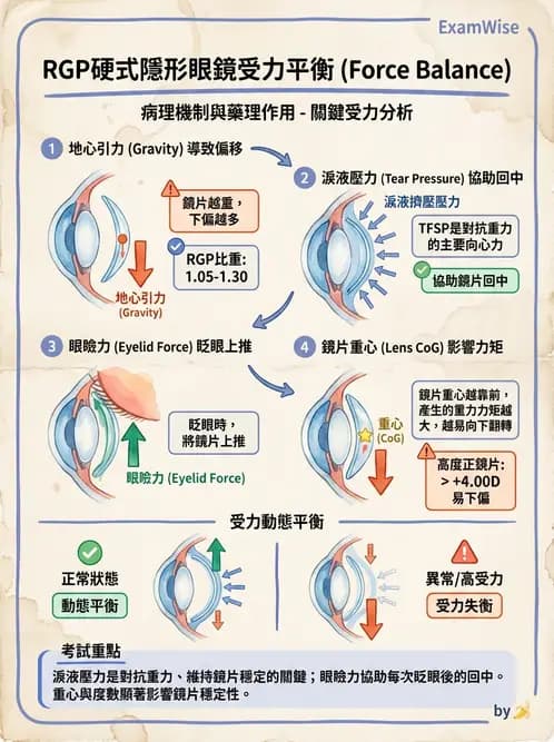 驗光師 - 硬式隱形眼鏡驗配與螢光判讀 - AI 圖文解析預覽