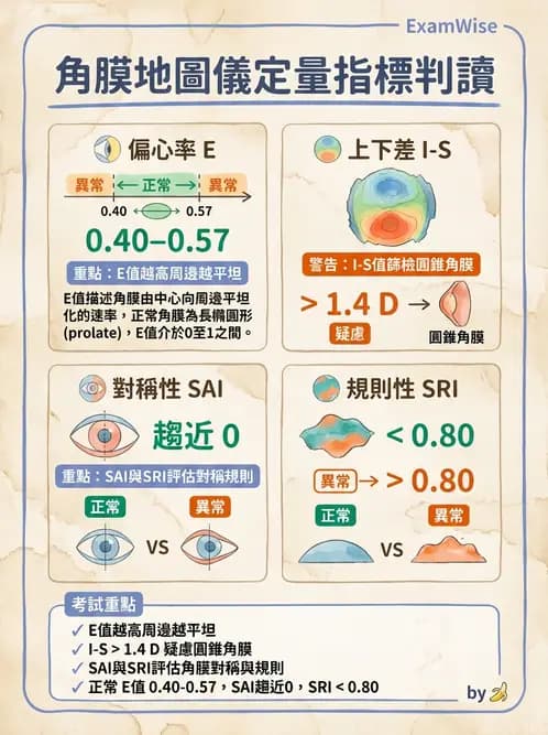 驗光師 - 裂隙燈與角膜弧度檢查 - AI 圖文解析預覽