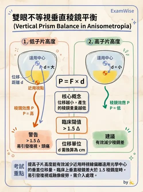 驗光師 - 不等視配鏡方法 - AI 圖文解析預覽