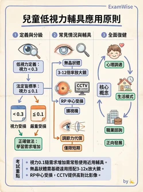 驗光師 - 低視力輔具臨床應用與選配 - AI 圖文解析預覽