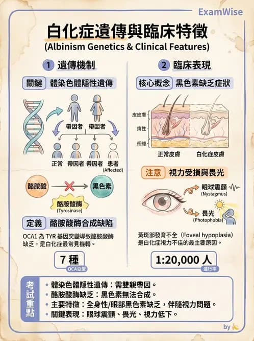 驗光師 - 遺傳性視網膜及色素疾病 - AI 圖文解析預覽