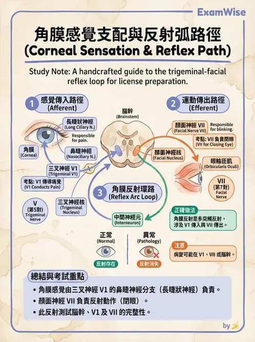 驗光師 - 眼球外層構造 - AI 圖文解析預覽