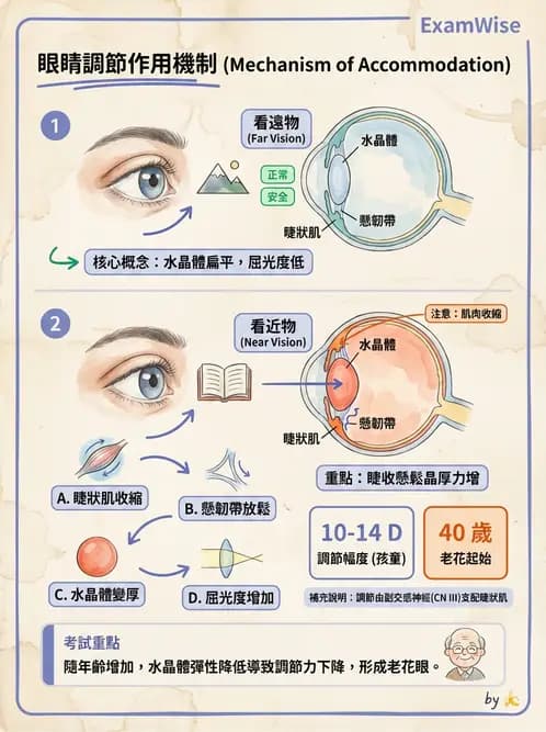 驗光師 - 水晶體與玻璃體 - AI 圖文解析預覽