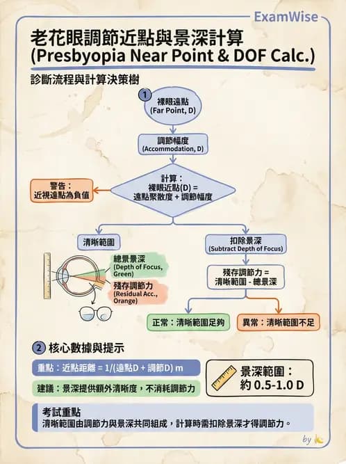 驗光師 - 景深、加入度與老花矯正 - AI 圖文解析預覽