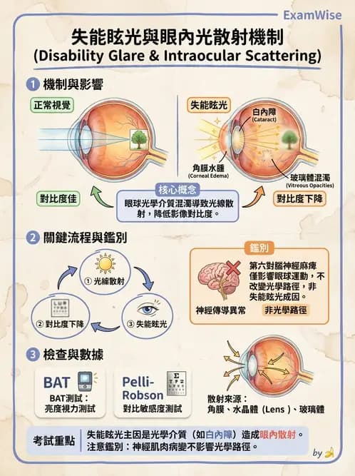 驗光師 - 對比敏感度與色覺檢查 - AI 圖文解析預覽