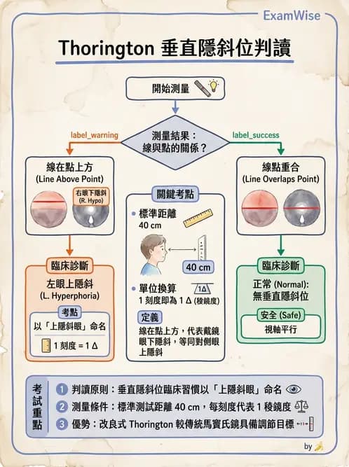 驗光師 - 隱斜位測量方法 - AI 圖文解析預覽