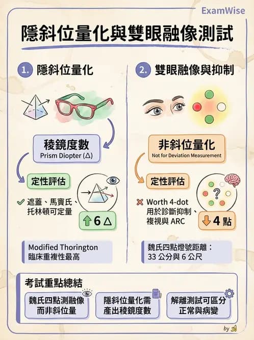 驗光師 - 隱斜位測量方法 - AI 圖文解析預覽