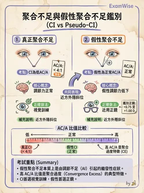 驗光師 - 水平聚散功能異常 - AI 圖文解析預覽