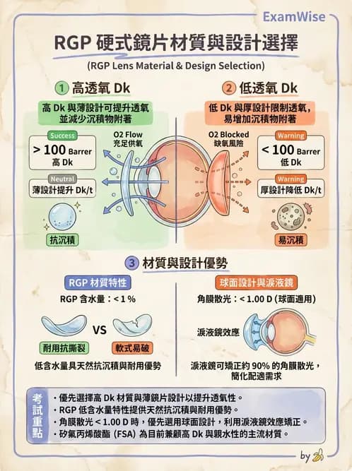 驗光師 - 硬式隱形眼鏡驗配與螢光判讀 - AI 圖文解析預覽