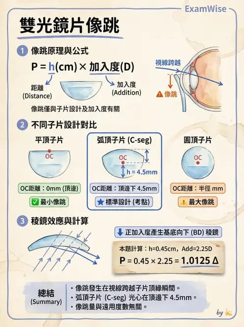 驗光師 - 雙光鏡片 - AI 圖文解析預覽