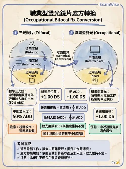 驗光師 - 雙光鏡片 - AI 圖文解析預覽