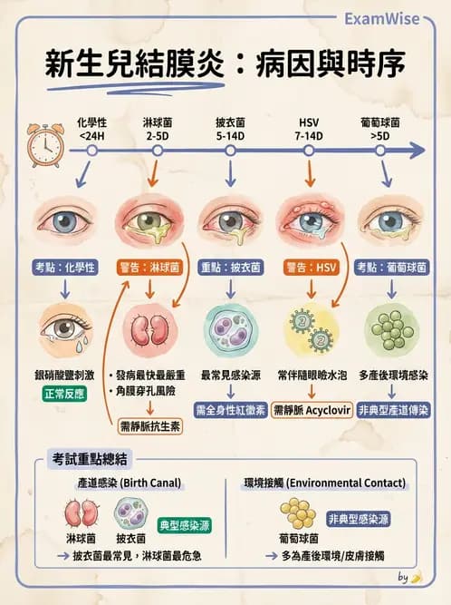 驗光師 - 感染性角結膜炎 - AI 圖文解析預覽