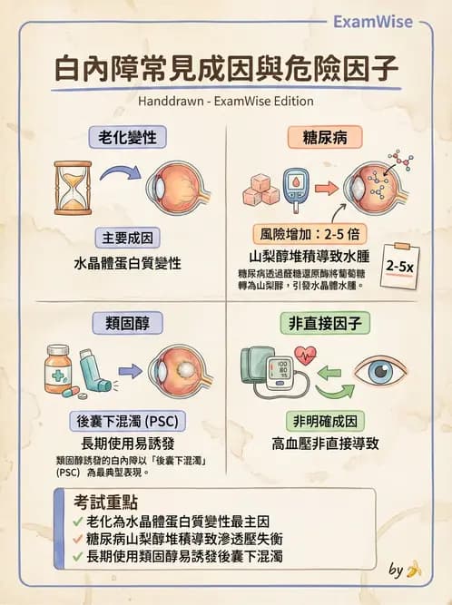 驗光師 - 水晶體疾病 - AI 圖文解析預覽