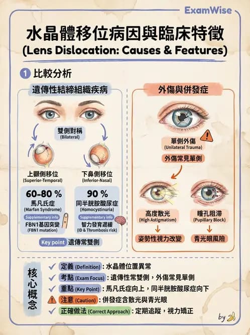 驗光師 - 水晶體疾病 - AI 圖文解析預覽