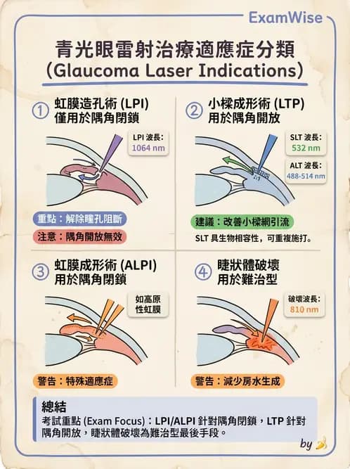驗光師 - 青光眼診斷與治療 - AI 圖文解析預覽