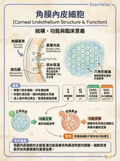 驗光師 - 眼球外層構造 - AI 圖文解析預覽