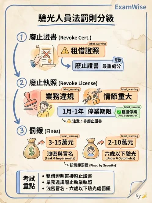 驗光師 - 執業資格與繼續教育 - AI 圖文解析預覽