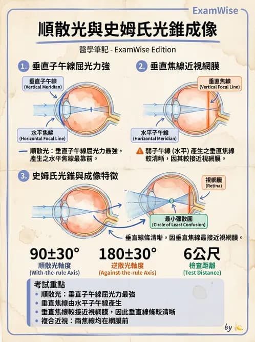 驗光師 - 散光分類與臨床判讀 - AI 圖文解析預覽