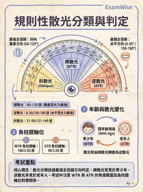 驗光師 - 散光分類與臨床判讀 - AI 圖文解析預覽