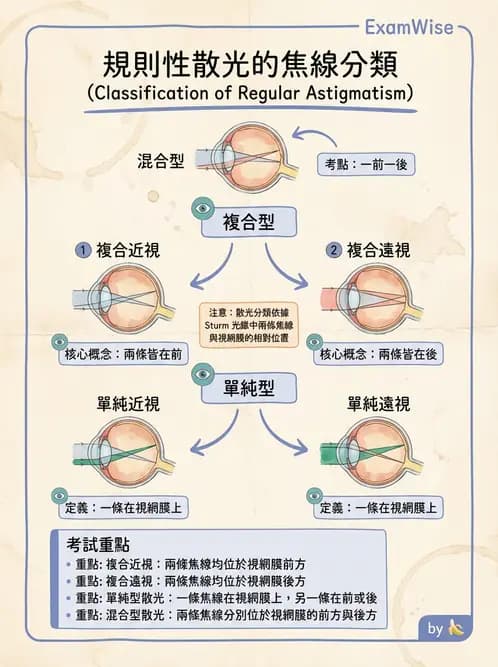 驗光師 - 散光分類與臨床判讀 - AI 圖文解析預覽