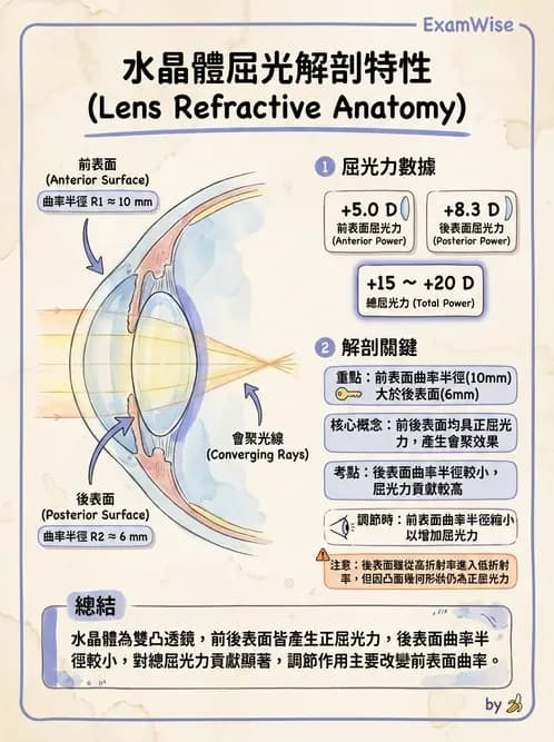 驗光師 - 眼球屈光系統基本原理 - AI 圖文解析預覽