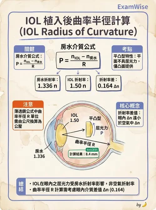 驗光師 - 眼球屈光系統基本原理 - AI 圖文解析預覽