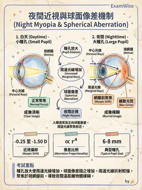 驗光師 - 幾何像差(球面像差、彗差與畸變) - AI 圖文解析預覽