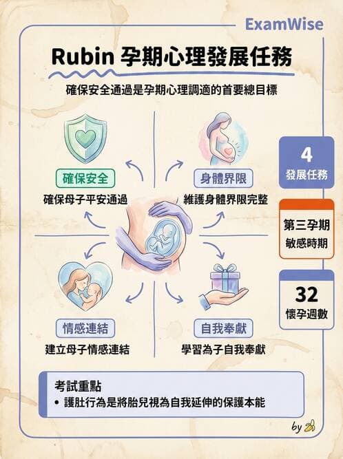 護理師 - 孕期營養心理與衛生政策 - AI 圖文解析預覽