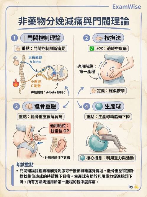 護理師 - 生產疼痛與麻醉技術 - AI 圖文解析預覽
