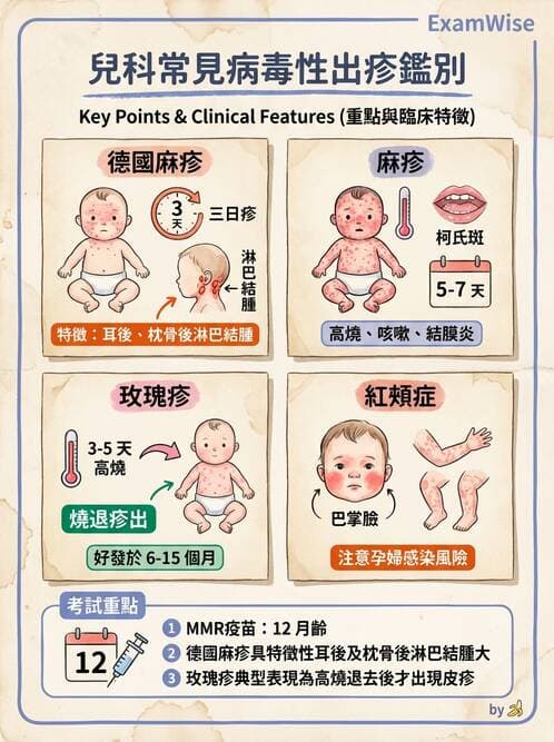 護理師 - 兒童傳染性疾病 - AI 圖文解析預覽